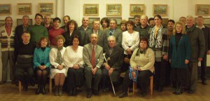 "Зыбчане" на открытии выставки К.Попова. 2002 г.