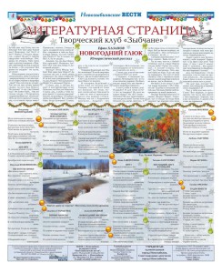 "Новозыбковские вести" 31.01.17 г.,стр.4.
