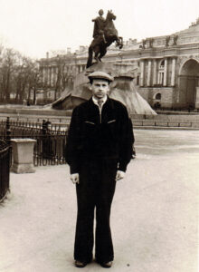 Б.Я. Юдин во время учебы в Ленинграде. 1950-е гг.