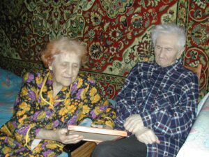 А. Г. Эпштейн с женой. Май 2005 г.