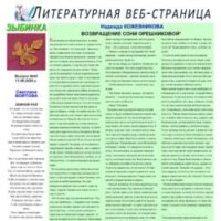 ЛИТСТРАНИЦА “ЗЫБИНКА”. Интернет-издание №48, 2026.06.11.